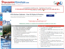 Tablet Screenshot of populationmondiale.com